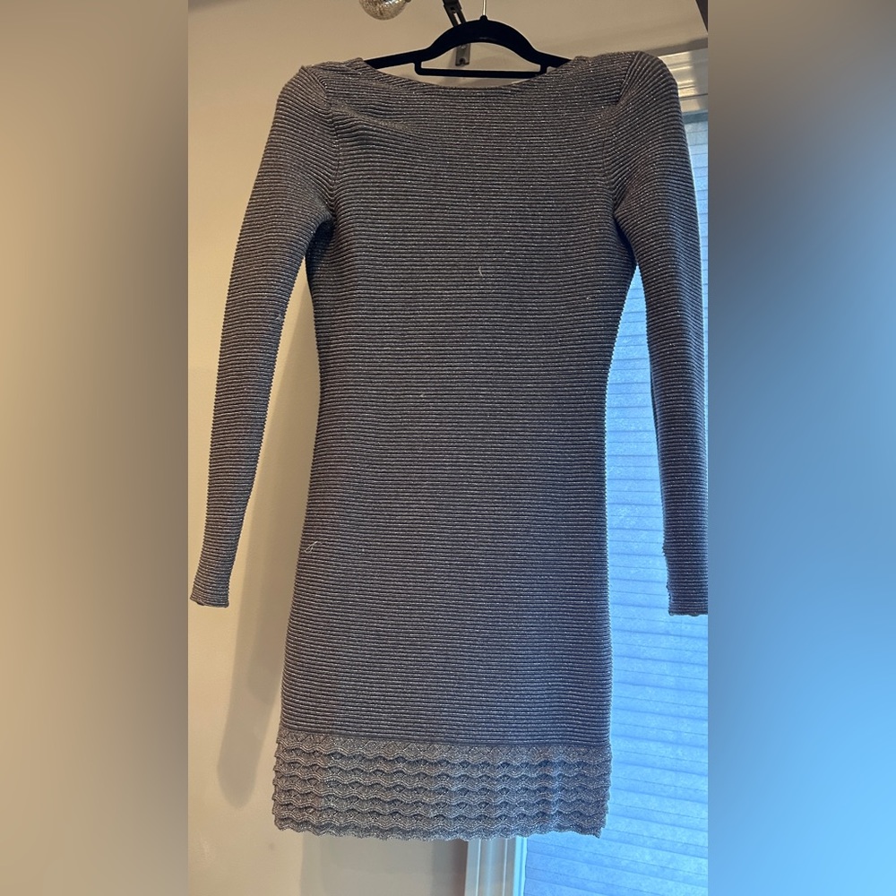 Mini long sleeve dress